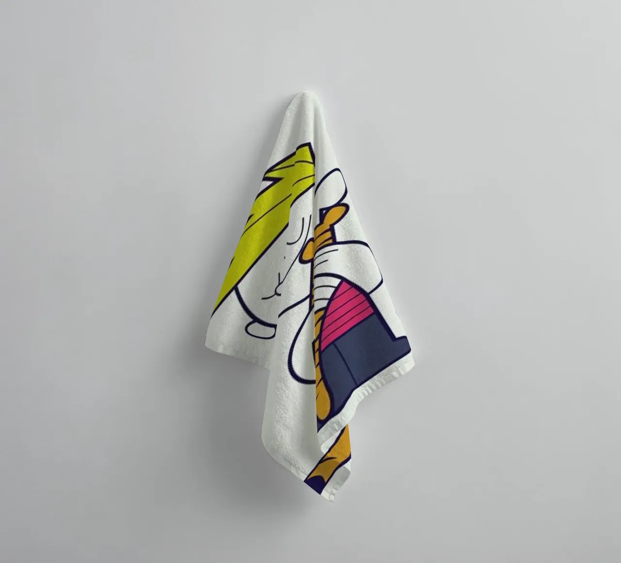Let's go exploring the world together towel by Ale Giorgini