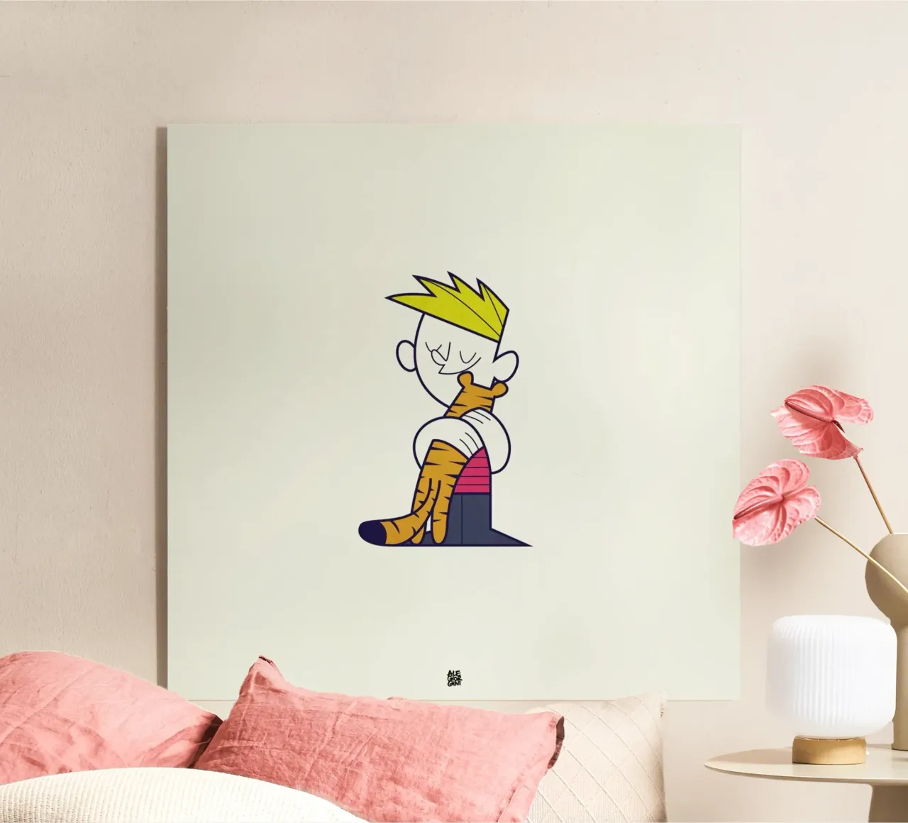 Let's go exploring the world together plexiglass da Ale Giorgini