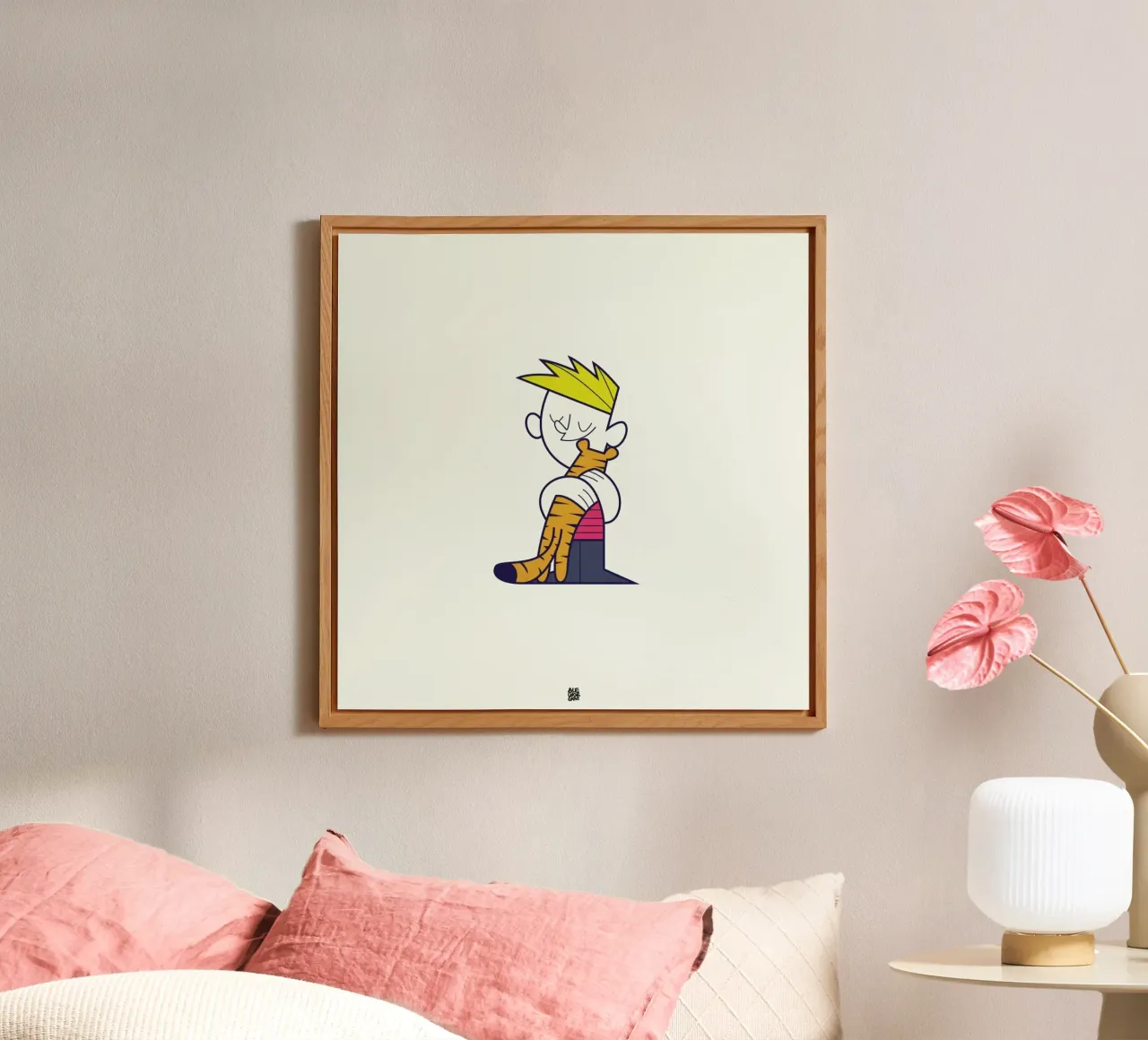 Let's go exploring the world together alu-dibond by Ale Giorgini