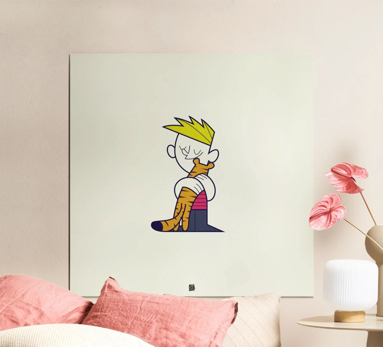 Let's go exploring the world together Poster von Ale Giorgini
