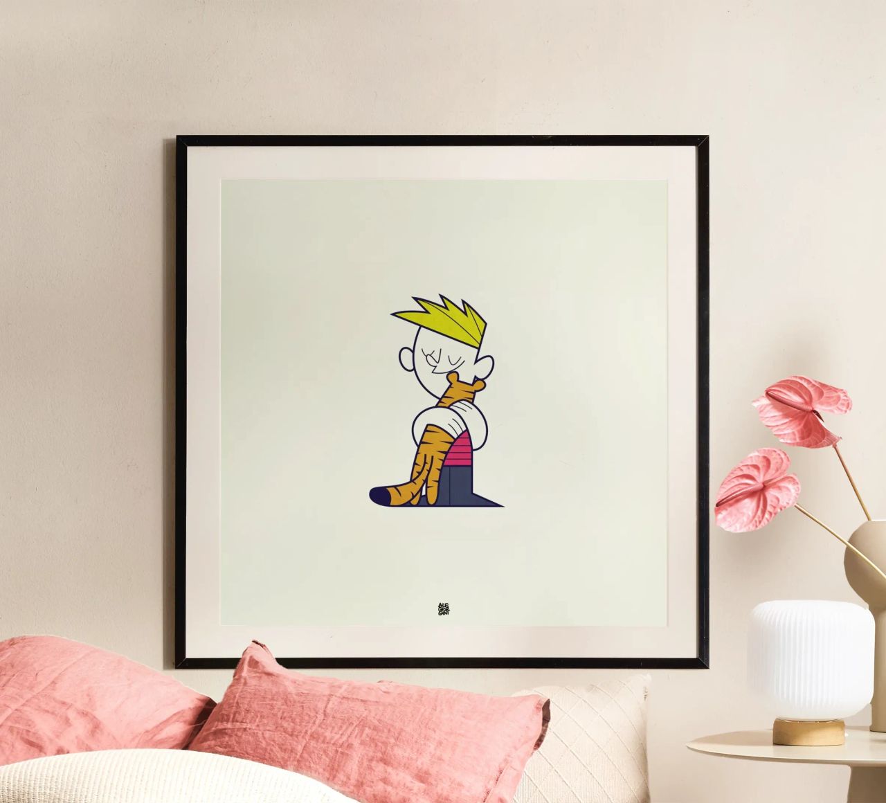 Let's go exploring the world together Poster von Ale Giorgini