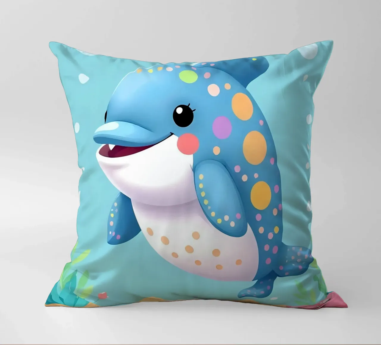 Delphin_1 cuscino da Tierisch bunt by LK