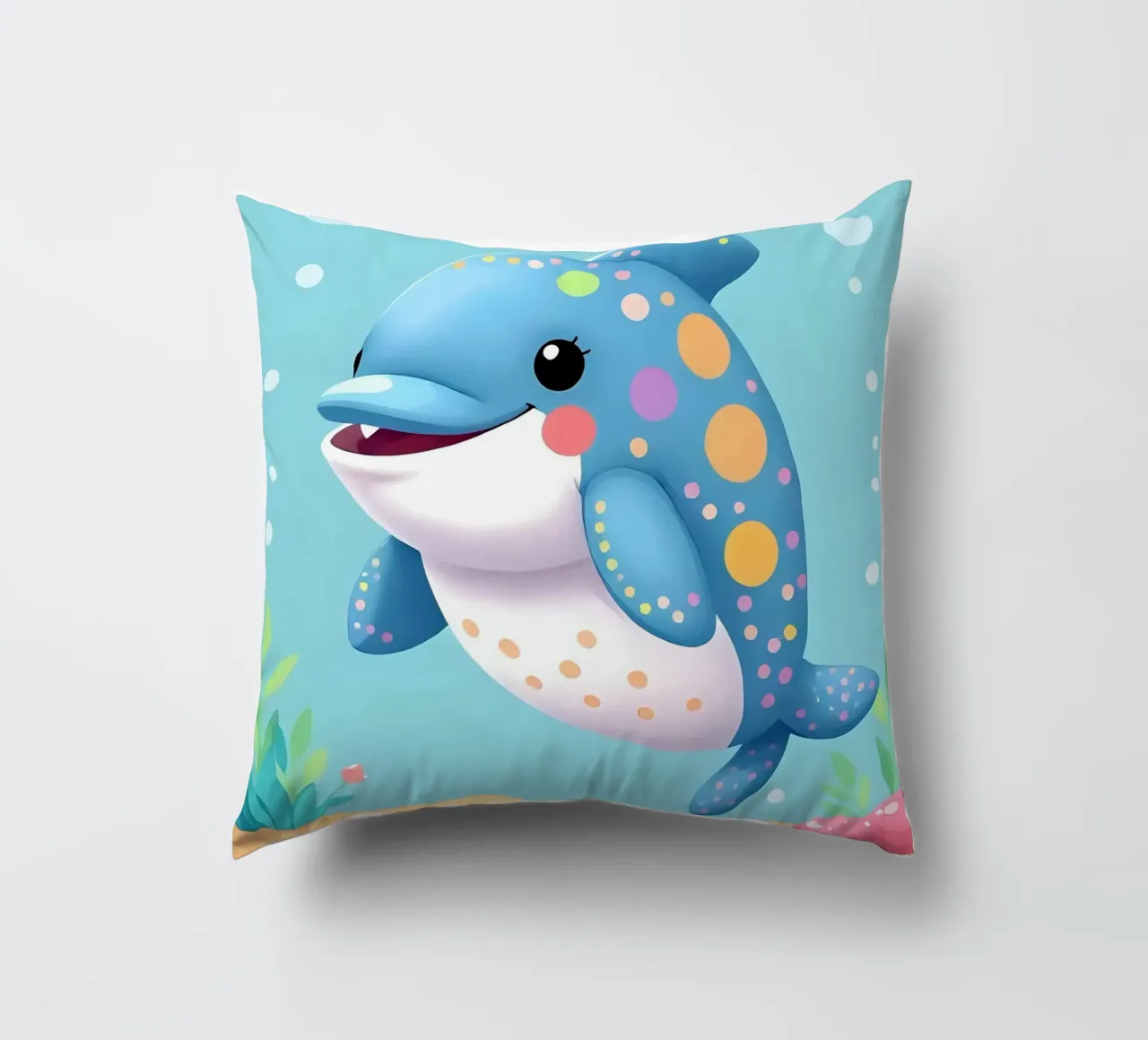 Delphin_1 cuscino da Tierisch bunt by LK