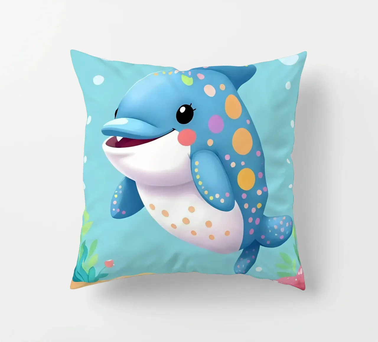 Delphin_1 cuscino da Tierisch bunt by LK