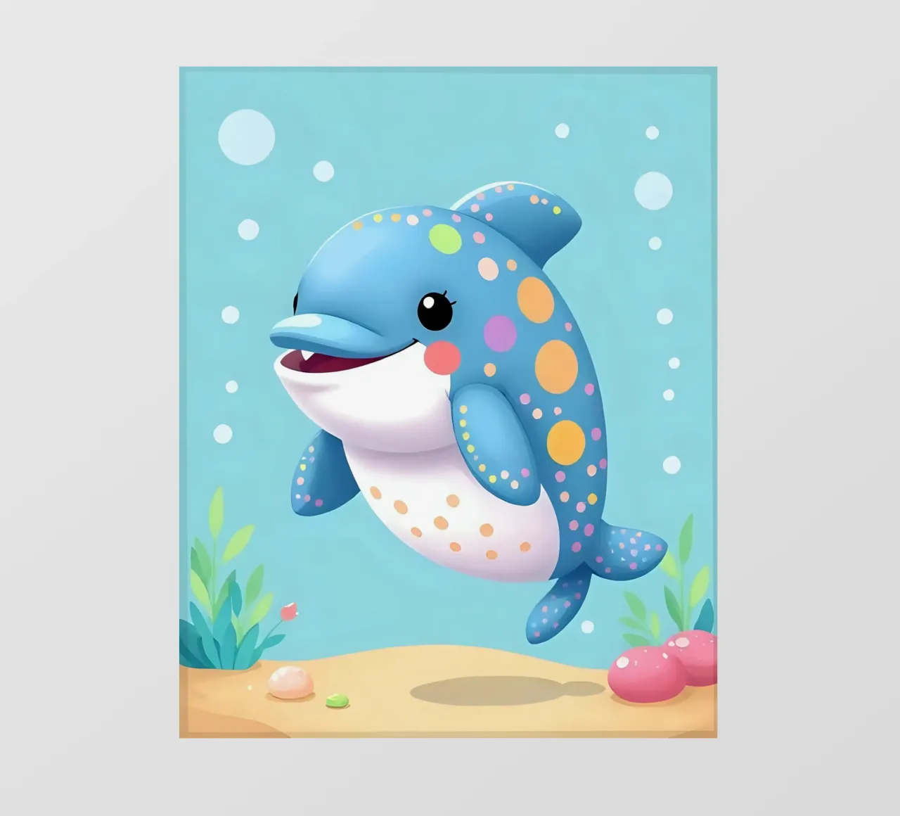 Delphin_1 pellicola backlit da Tierisch bunt by LK