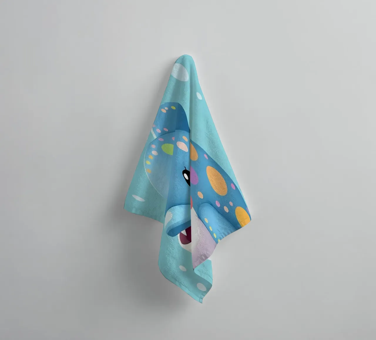 Delphin_1 asciugamano da bagno da Tierisch bunt by LK