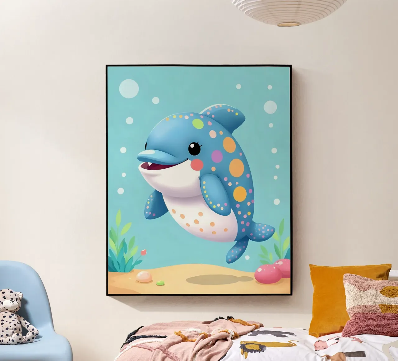 Delphin_1 plexiglass da Tierisch bunt by LK