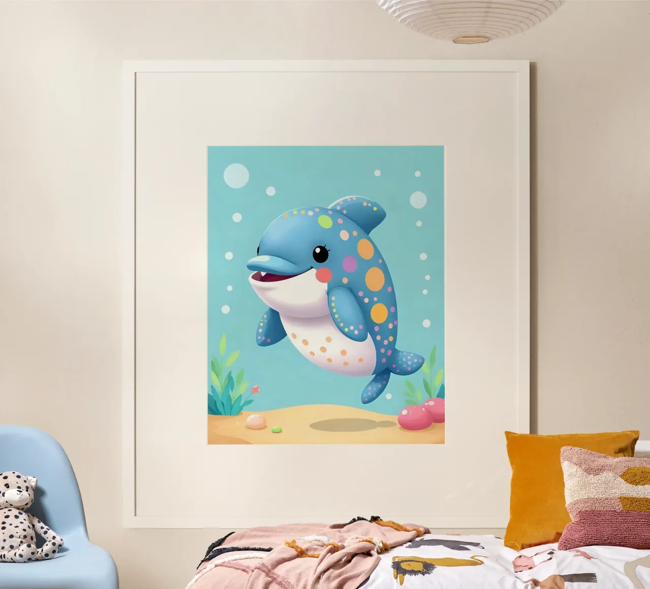 Delphin_1 poster da Tierisch bunt by LK