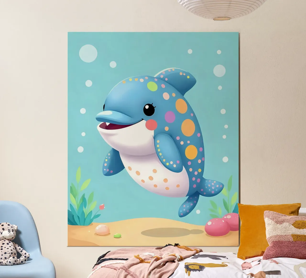 Delphin_1 poster da Tierisch bunt by LK