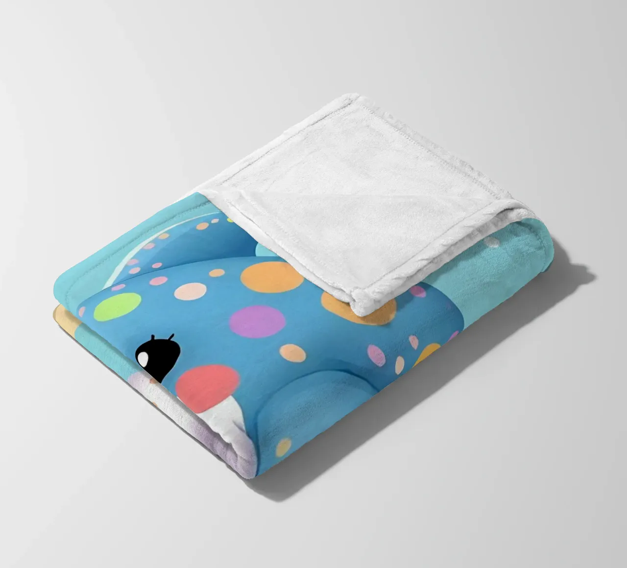 Delphin_1 coperta in pile da Tierisch bunt by LK