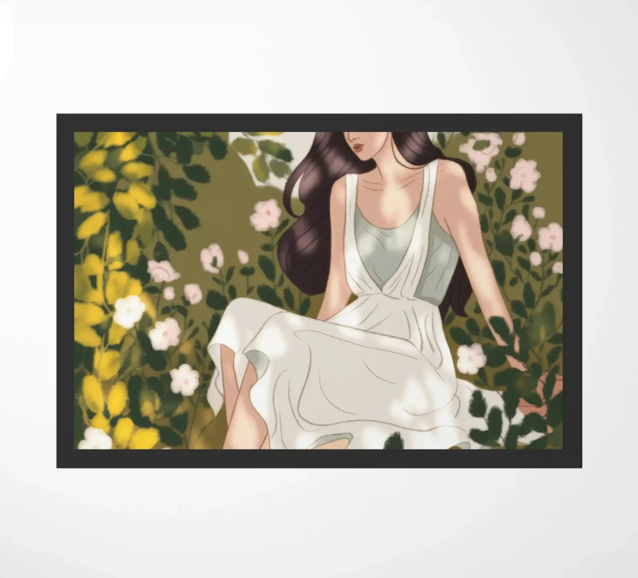 Repos serein dans un jardin paillasson de Atelier Tiga