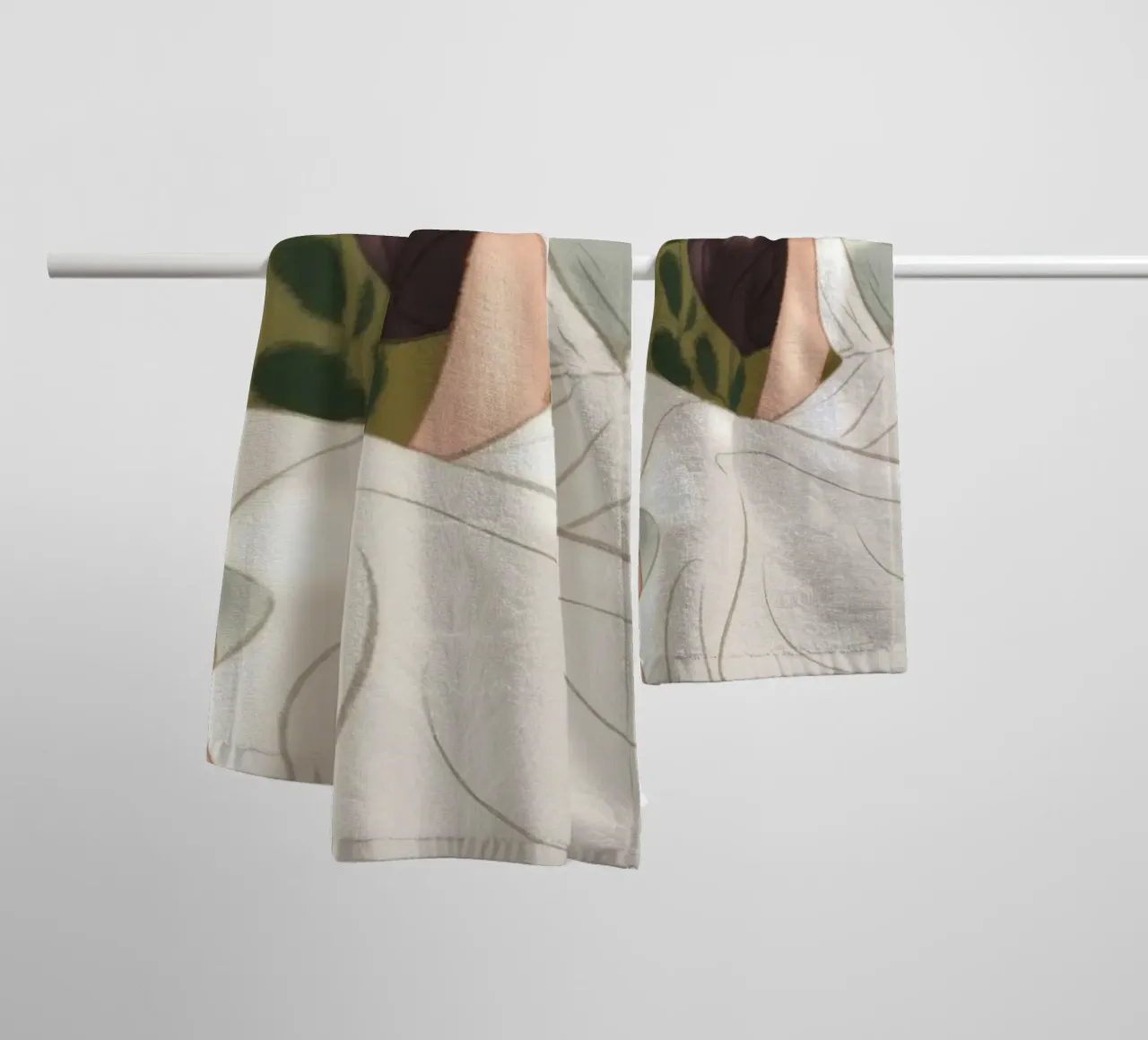 Repos serein dans un jardin serviette de bain de Atelier Tiga