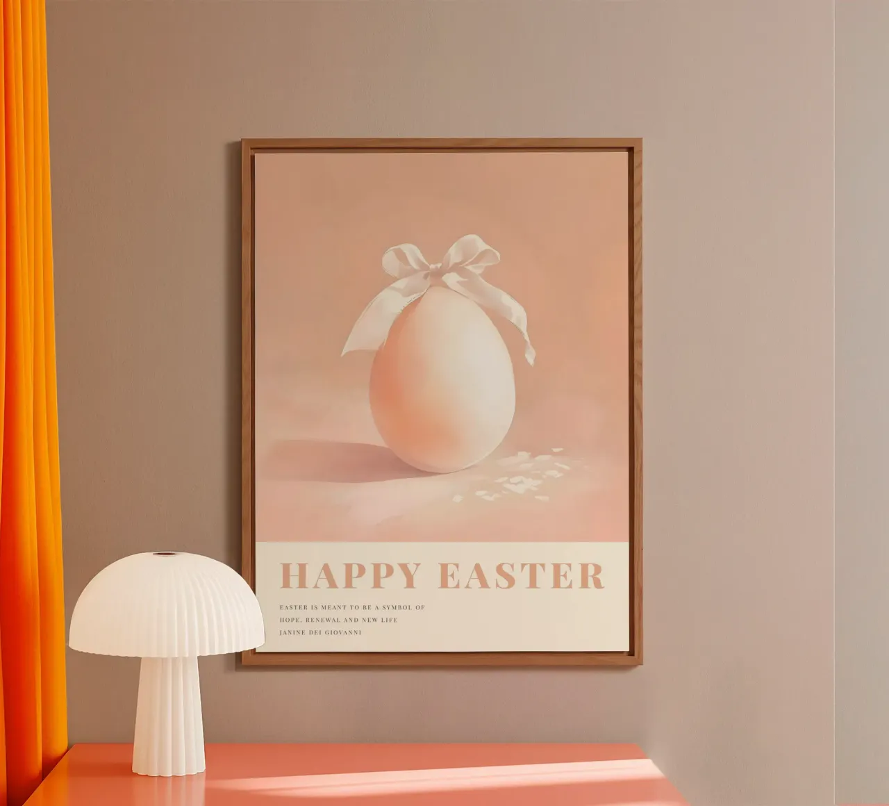 Happy Easter No 01 alluminio dibond da treechild