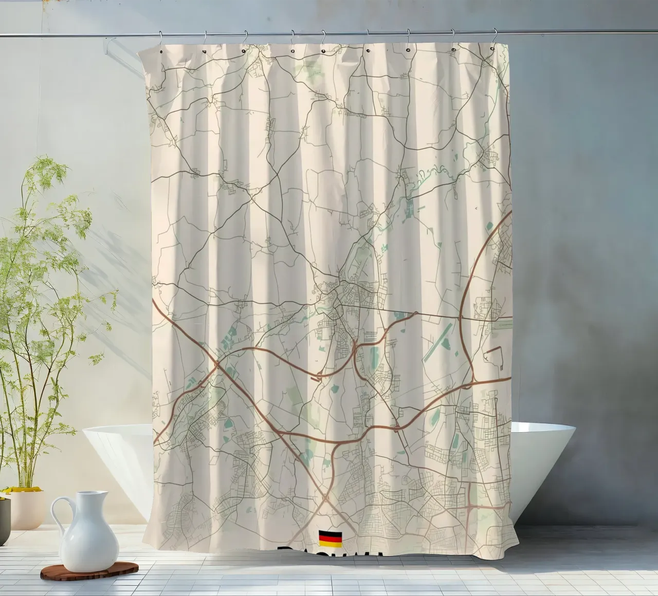 Dachau DE shower curtain by Jacob W MICKELSON
