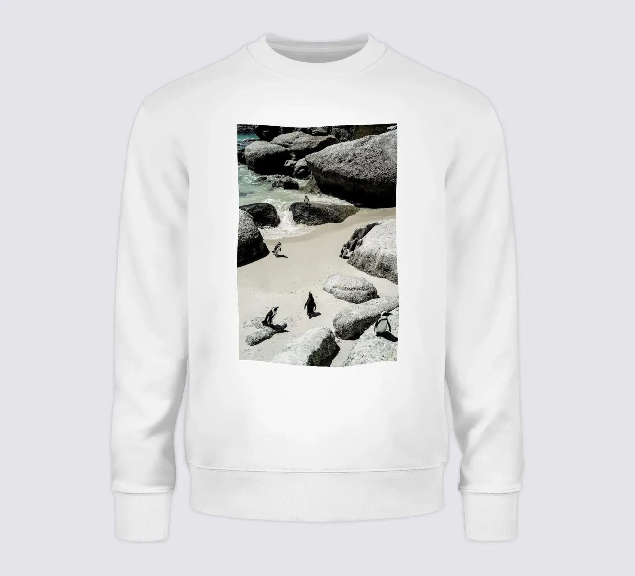 Penguins Beach sweatshirt by Shot By Clint
