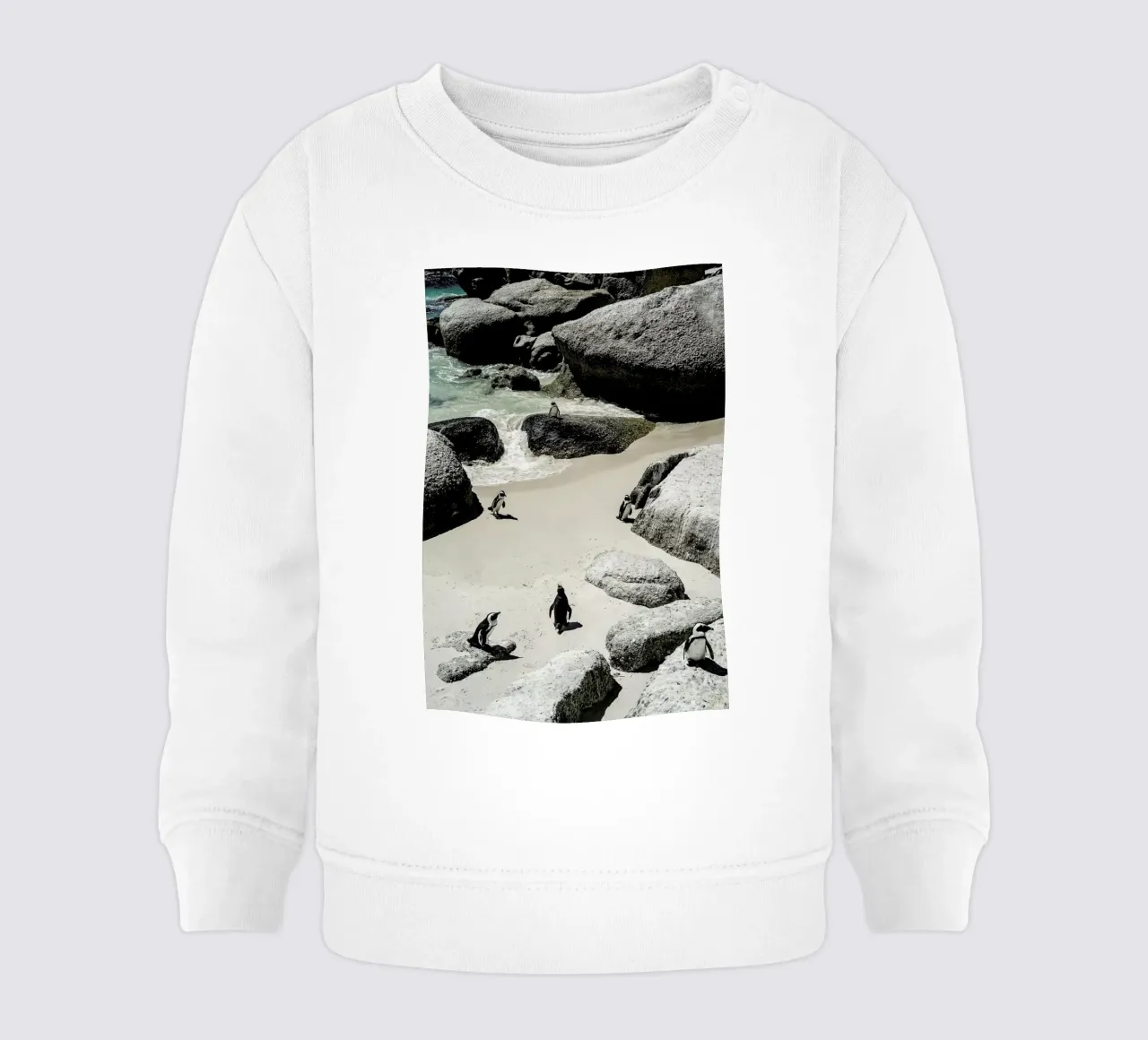 Penguins Beach felpa neonato da Shot By Clint