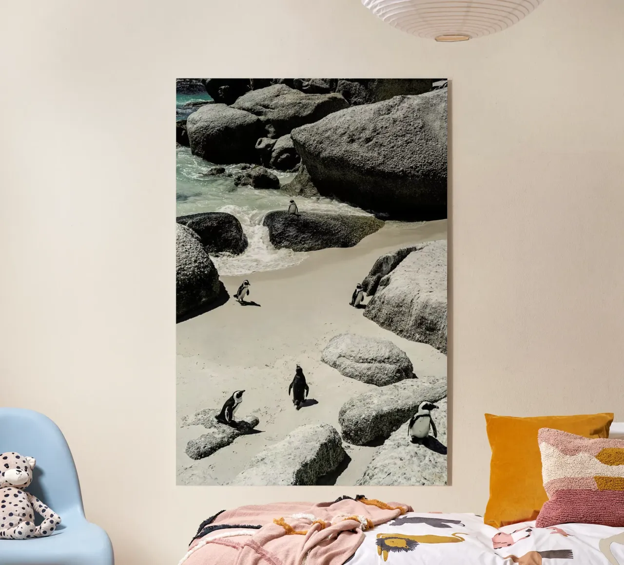 Penguins Beach plexiglass da Shot By Clint