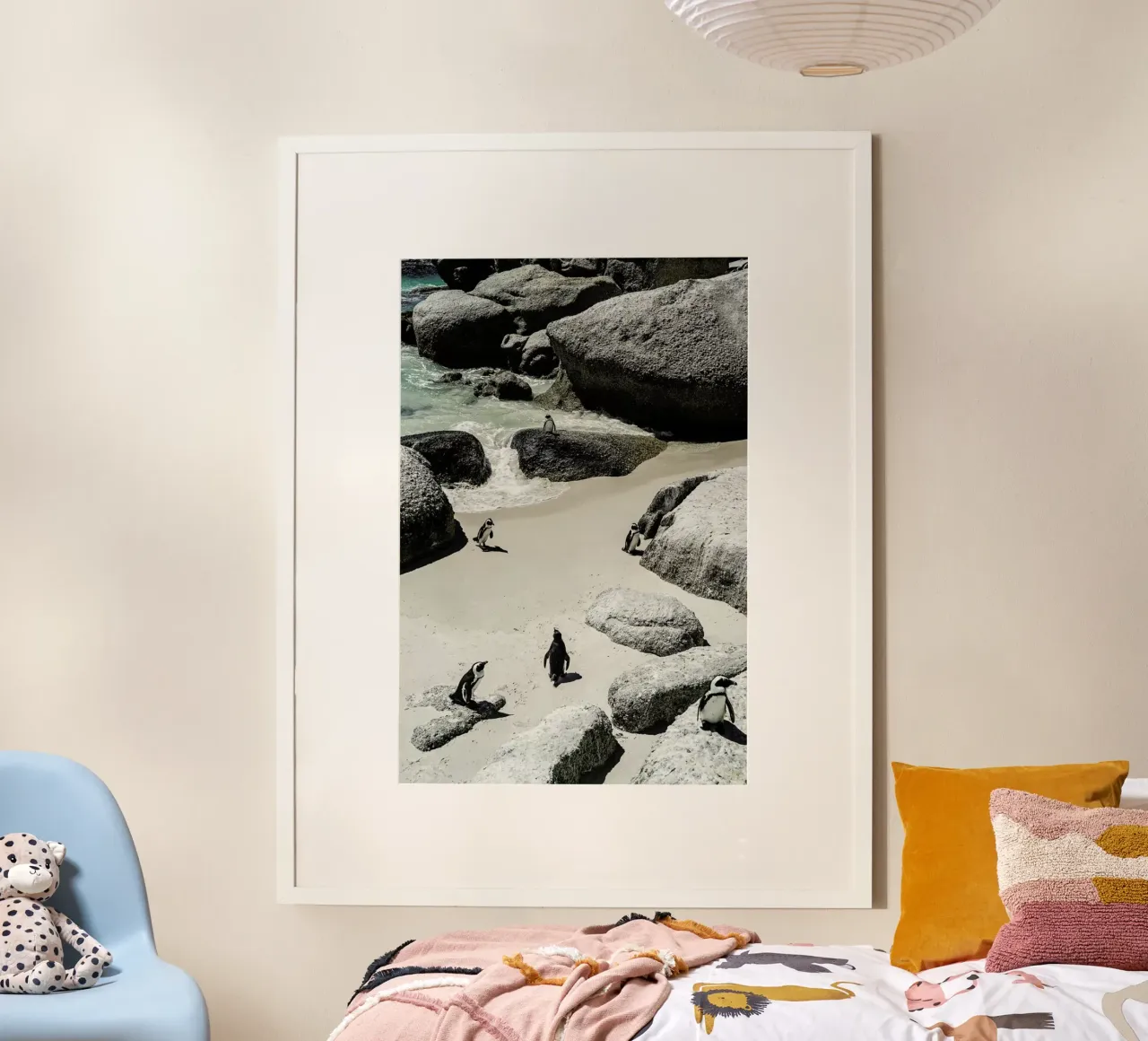 Penguins Beach poster van Shot By Clint