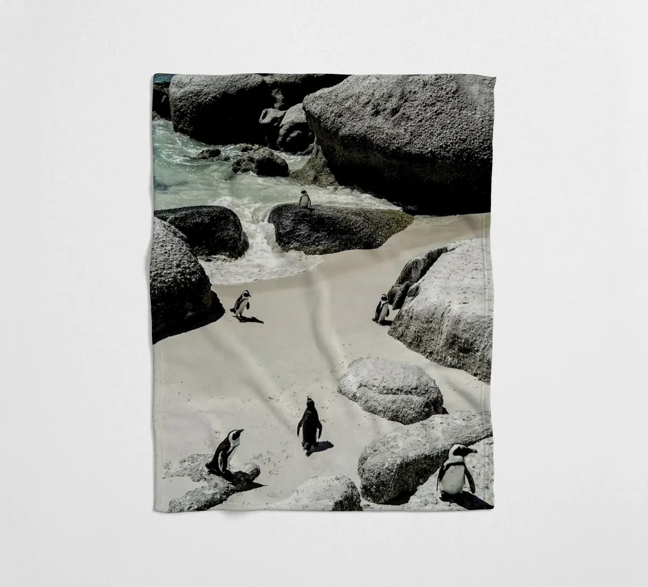 Penguins Beach coperta in pile da Shot By Clint