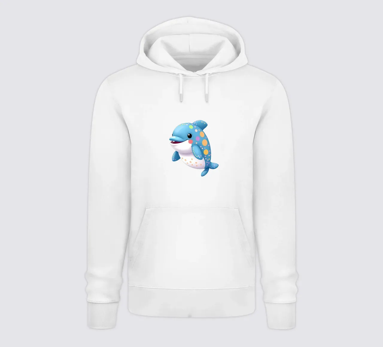 Delphin_1a felpa con cappuccio da Tierisch bunt by LK