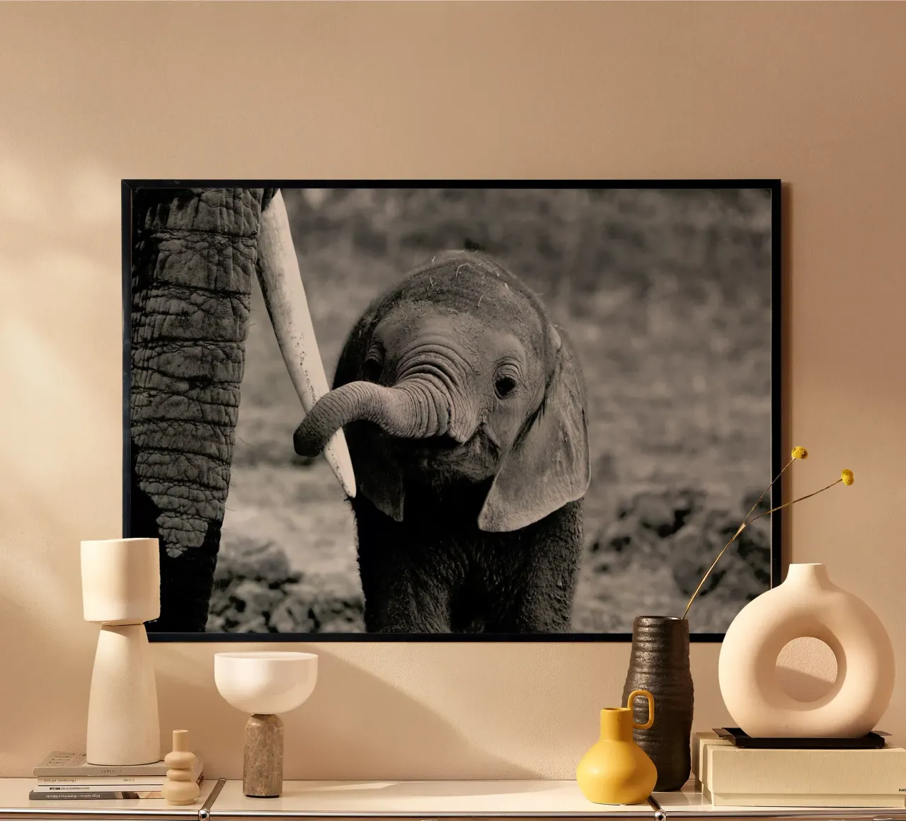 Close - Bjoern Alicke poster con telaio in alluminio da Pictufy
