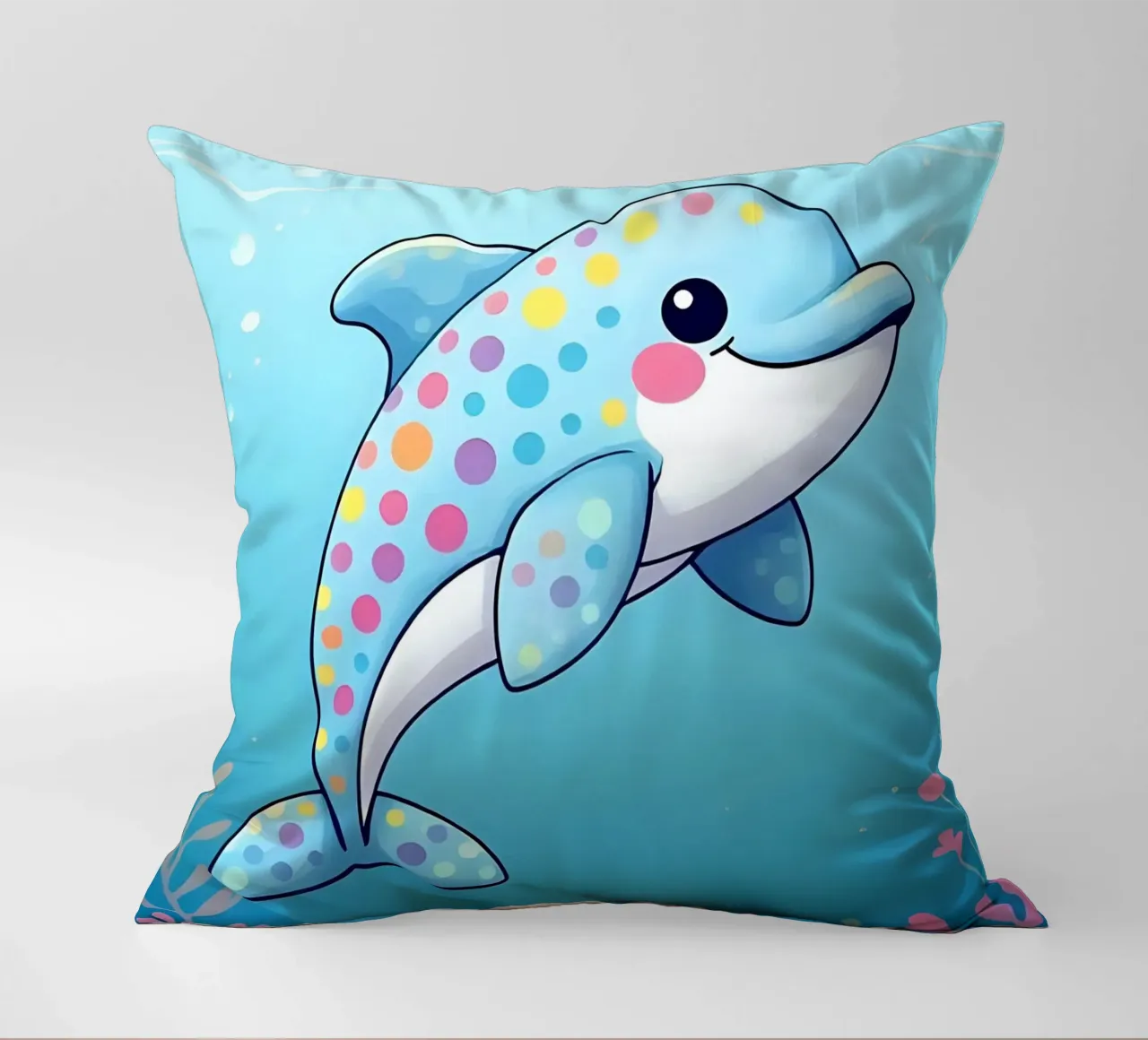 Delphin_2 cuscino da Tierisch bunt by LK