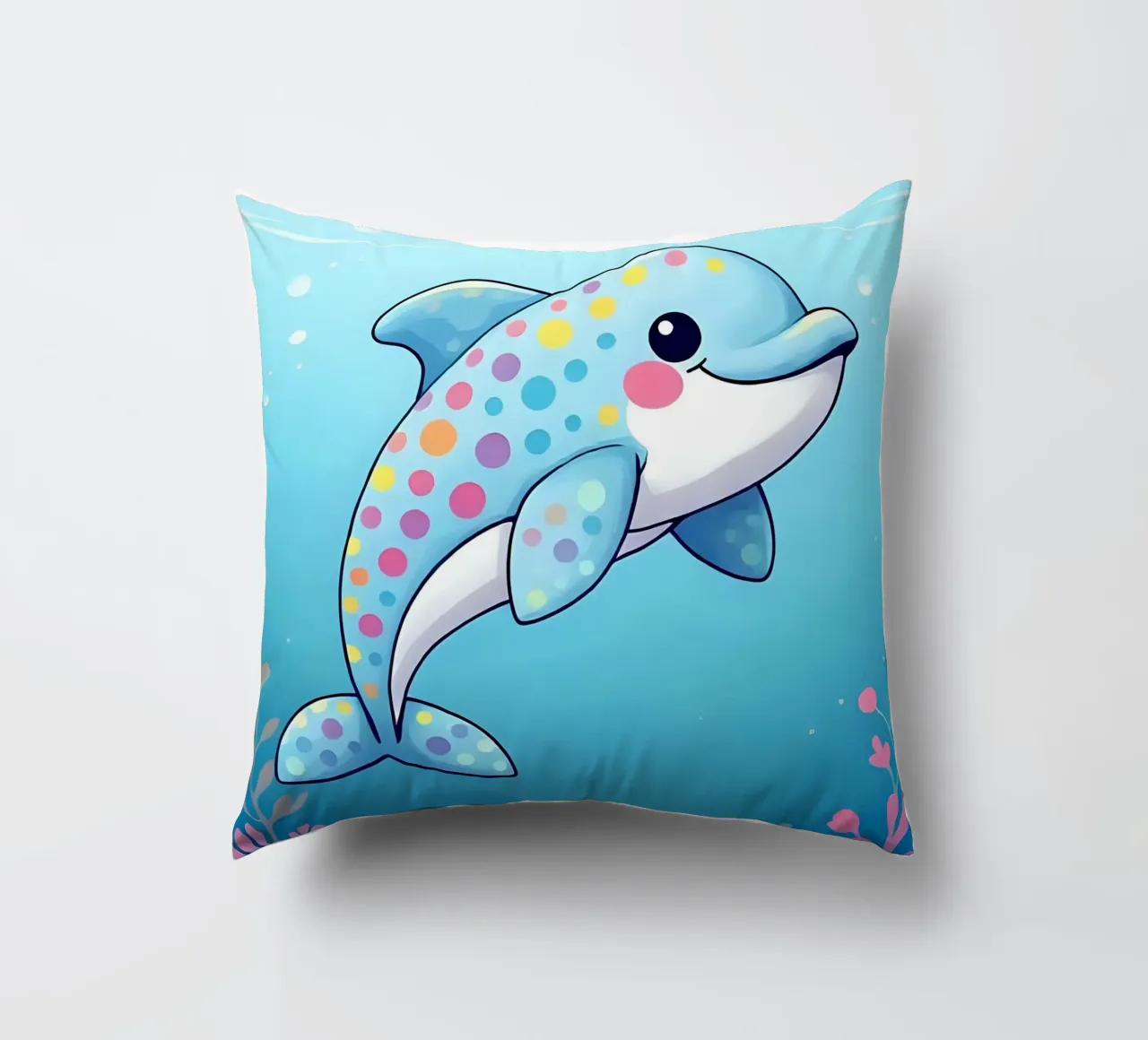 Delphin_2 cuscino da Tierisch bunt by LK