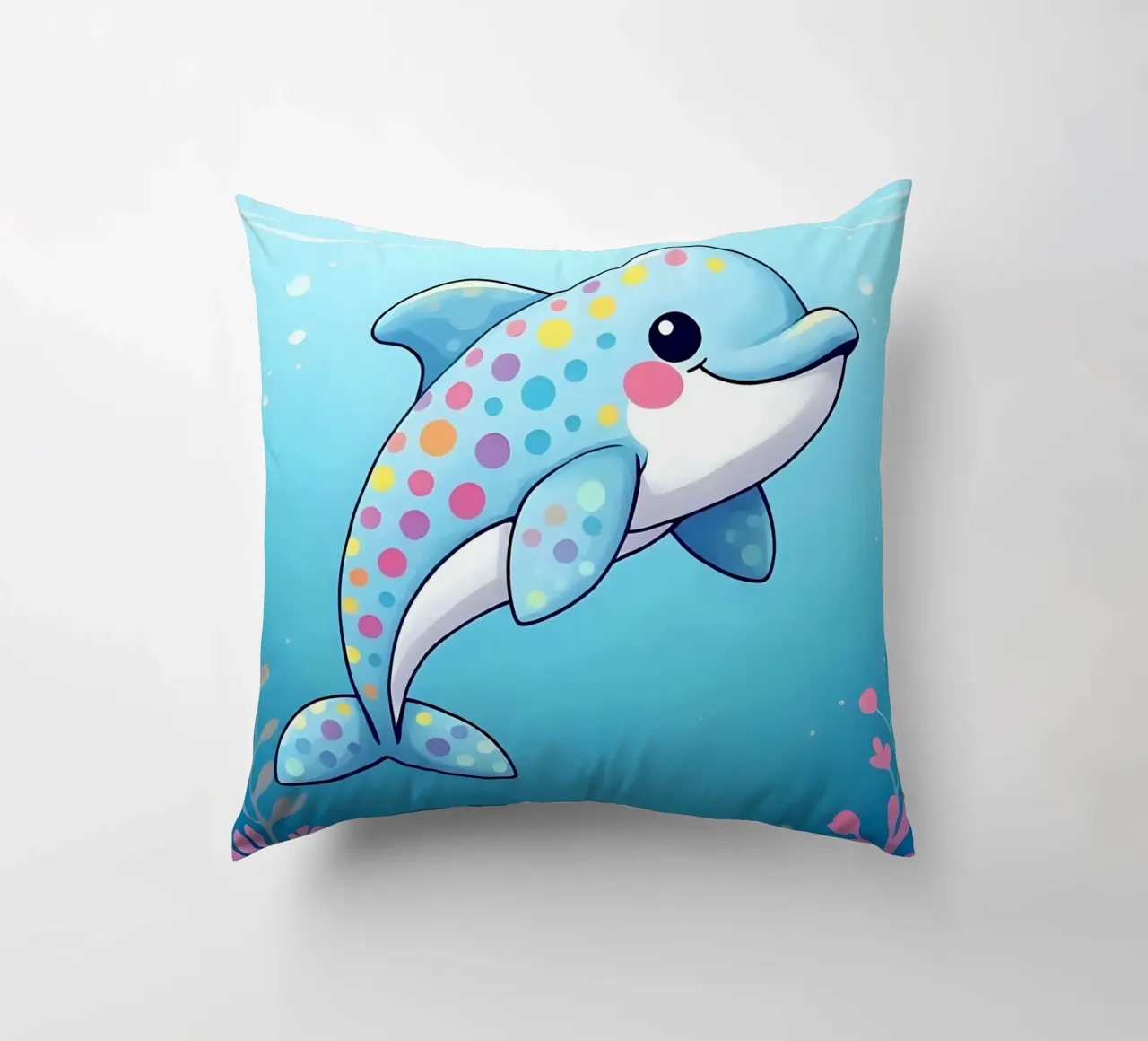 Delphin_2 cuscino da Tierisch bunt by LK