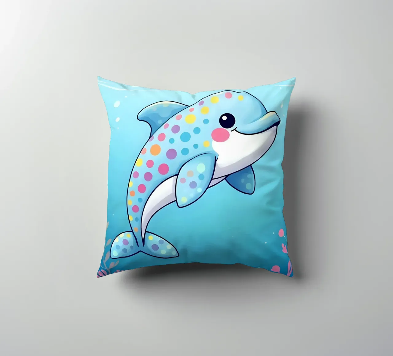 Delphin_2 cuscino da Tierisch bunt by LK