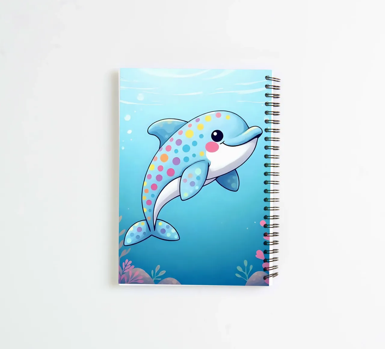 Delphin_2 diario ad anelli da Tierisch bunt by LK