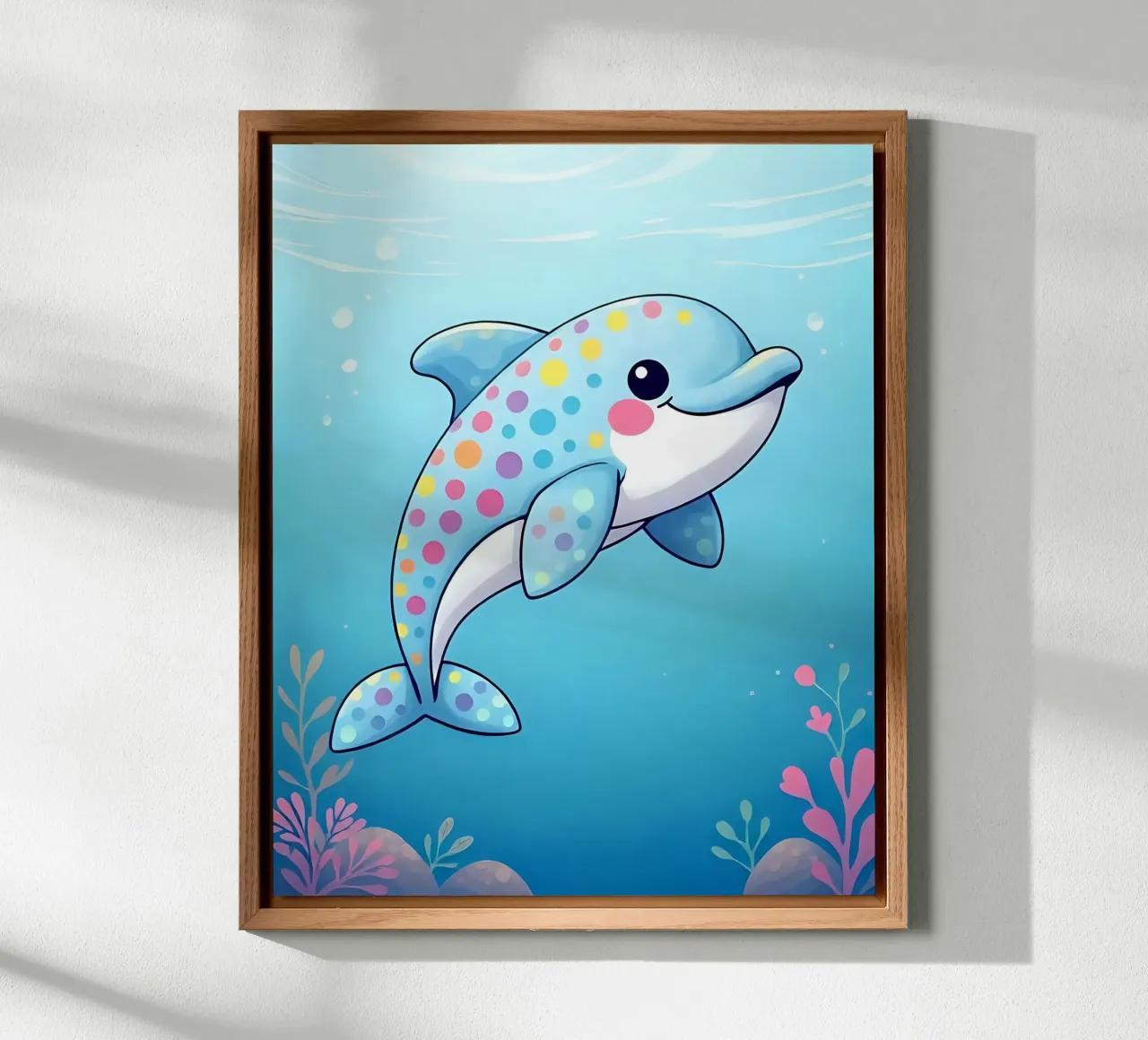 Delphin_2 alluminio dibond da Tierisch bunt by LK