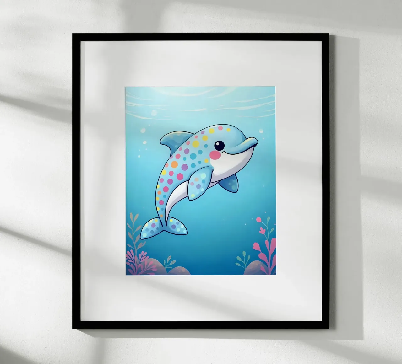 Delphin_2 poster da Tierisch bunt by LK