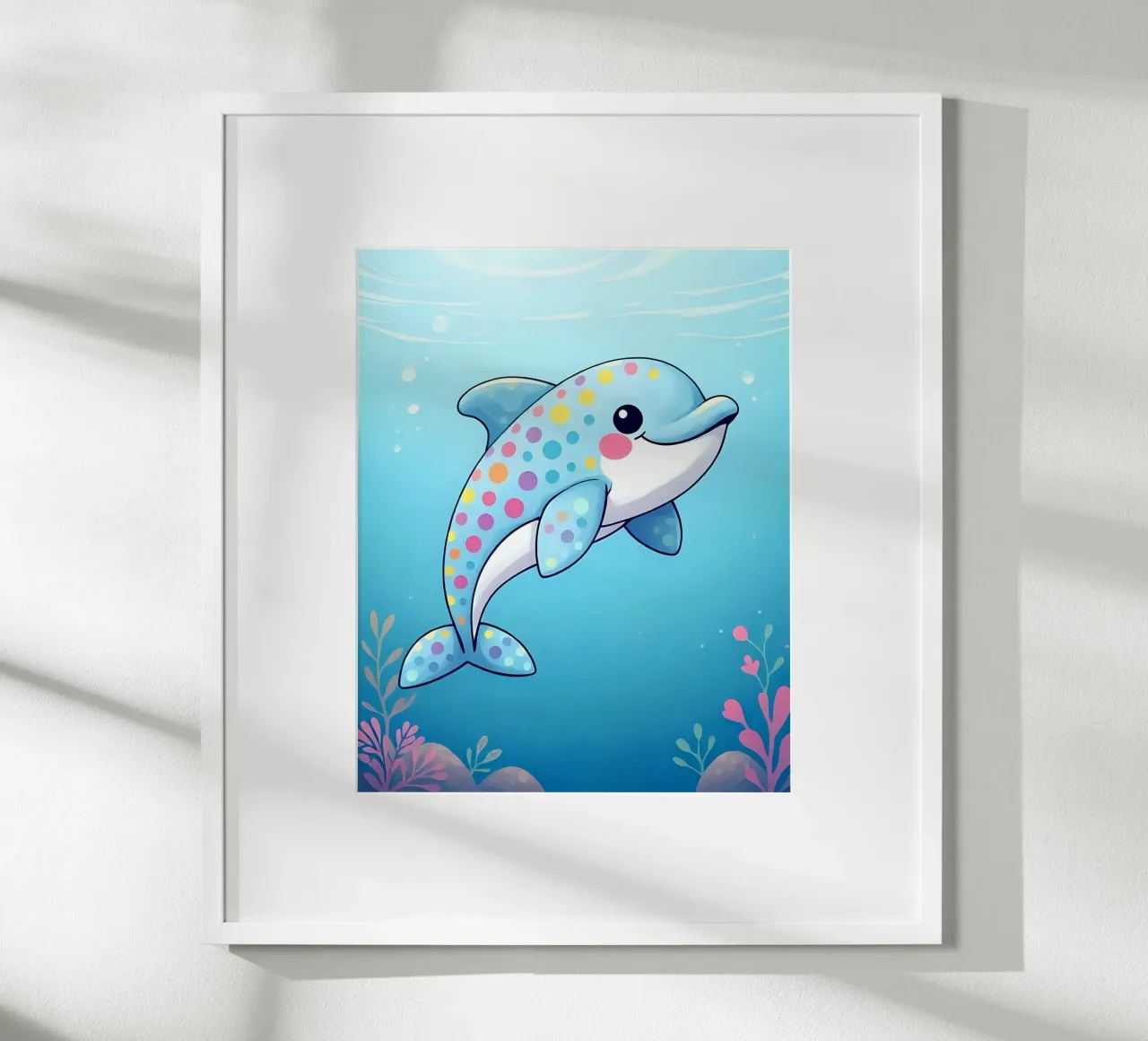 Delphin_2 poster da Tierisch bunt by LK