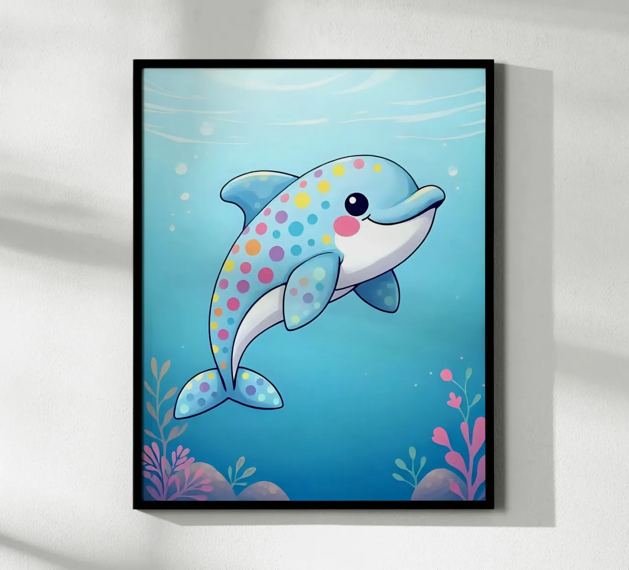 Delphin_2 poster da Tierisch bunt by LK