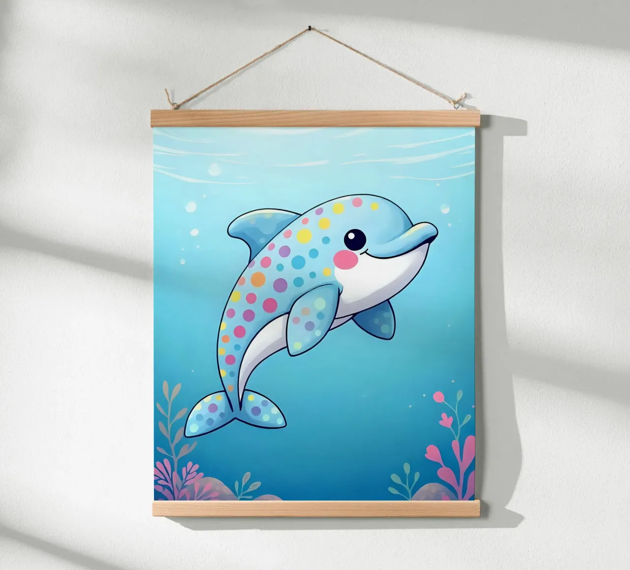 Delphin_2 poster da Tierisch bunt by LK