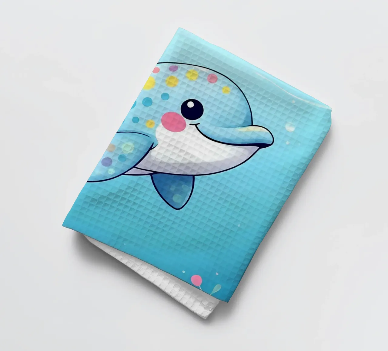 Delphin_2 torchon de Tierisch bunt by LK