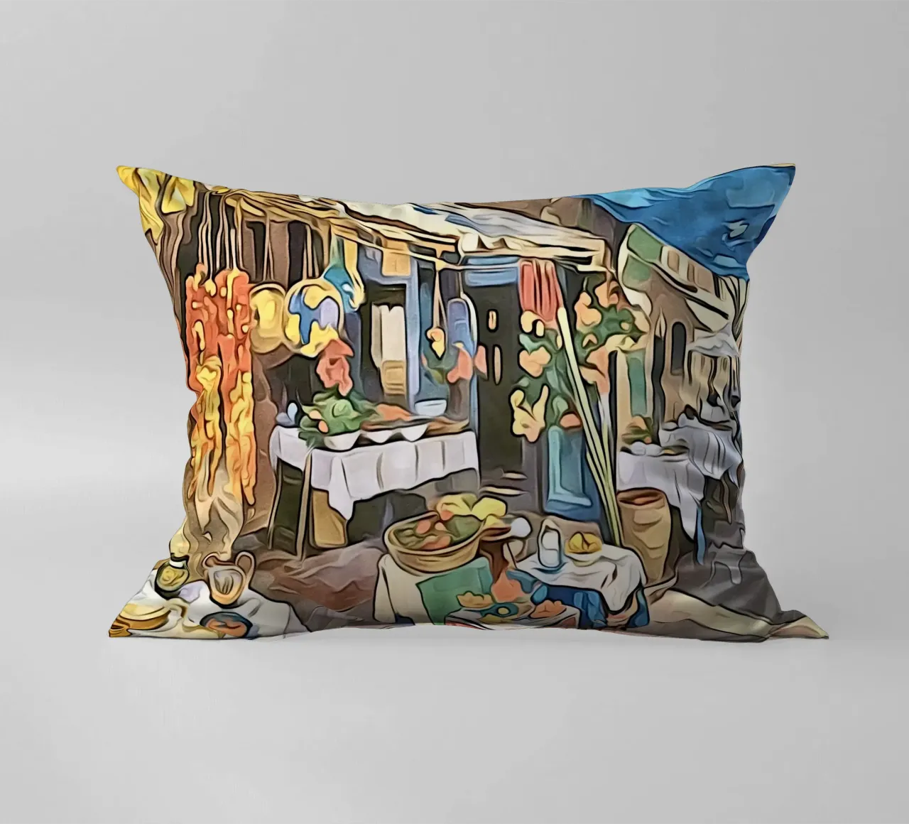 India, motif 11 decorative cushion by ZAMART