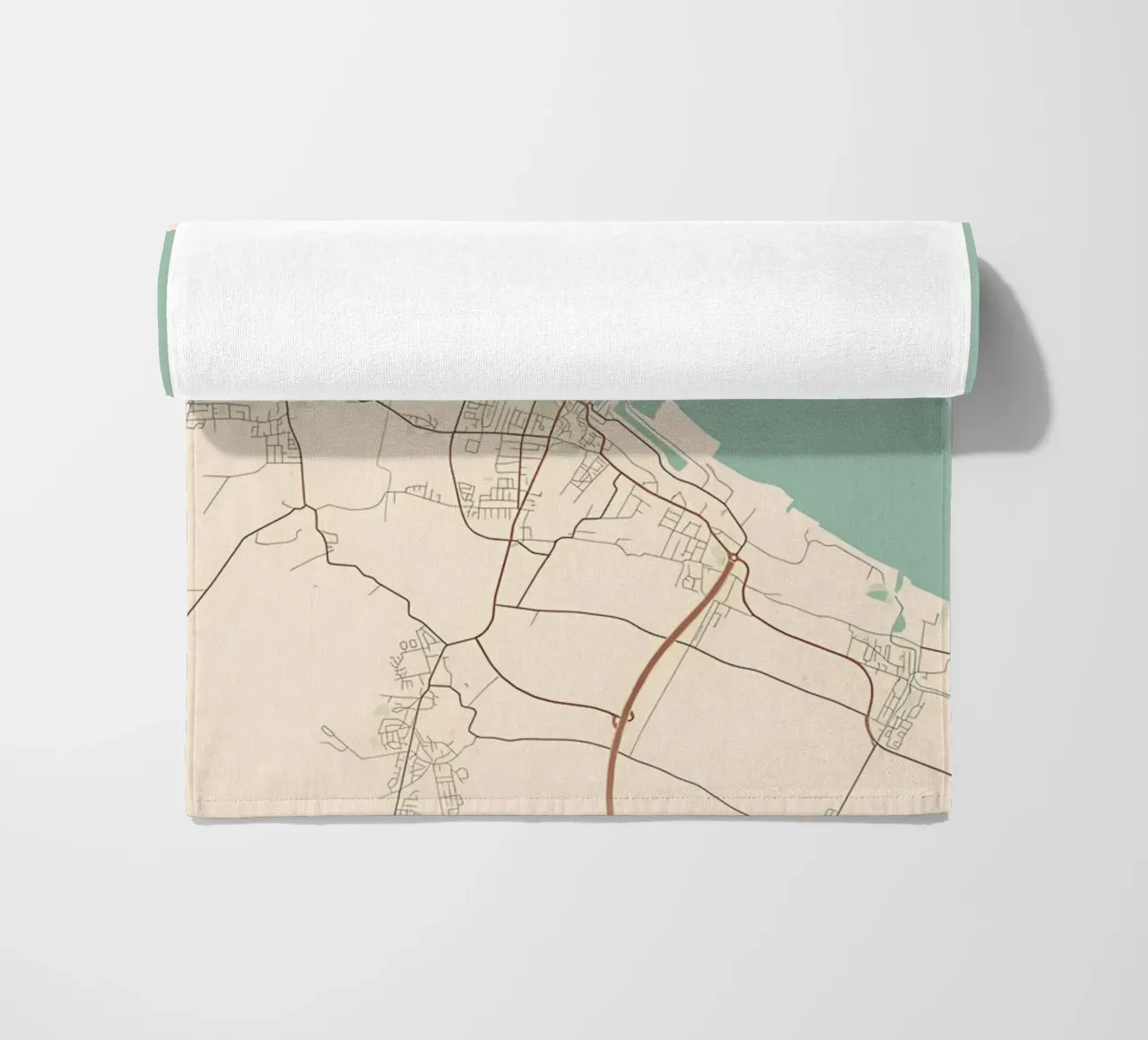 Cuxhaven DE beach towel by Jacob W MICKELSON