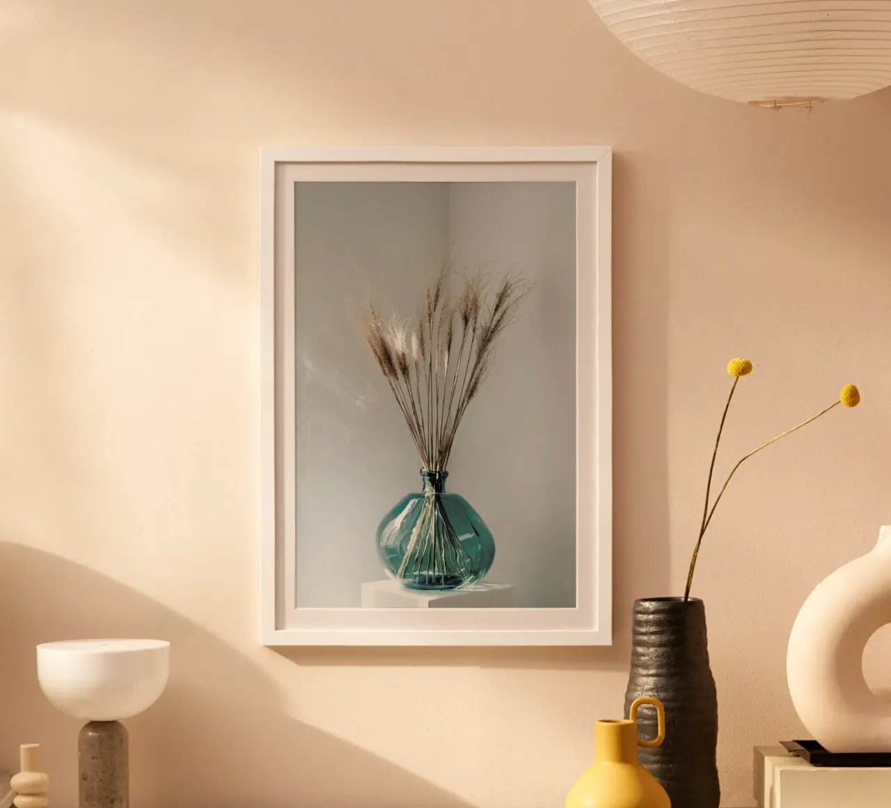 Still Life II poster con telaio in alluminio da Sebastian Hilgetag