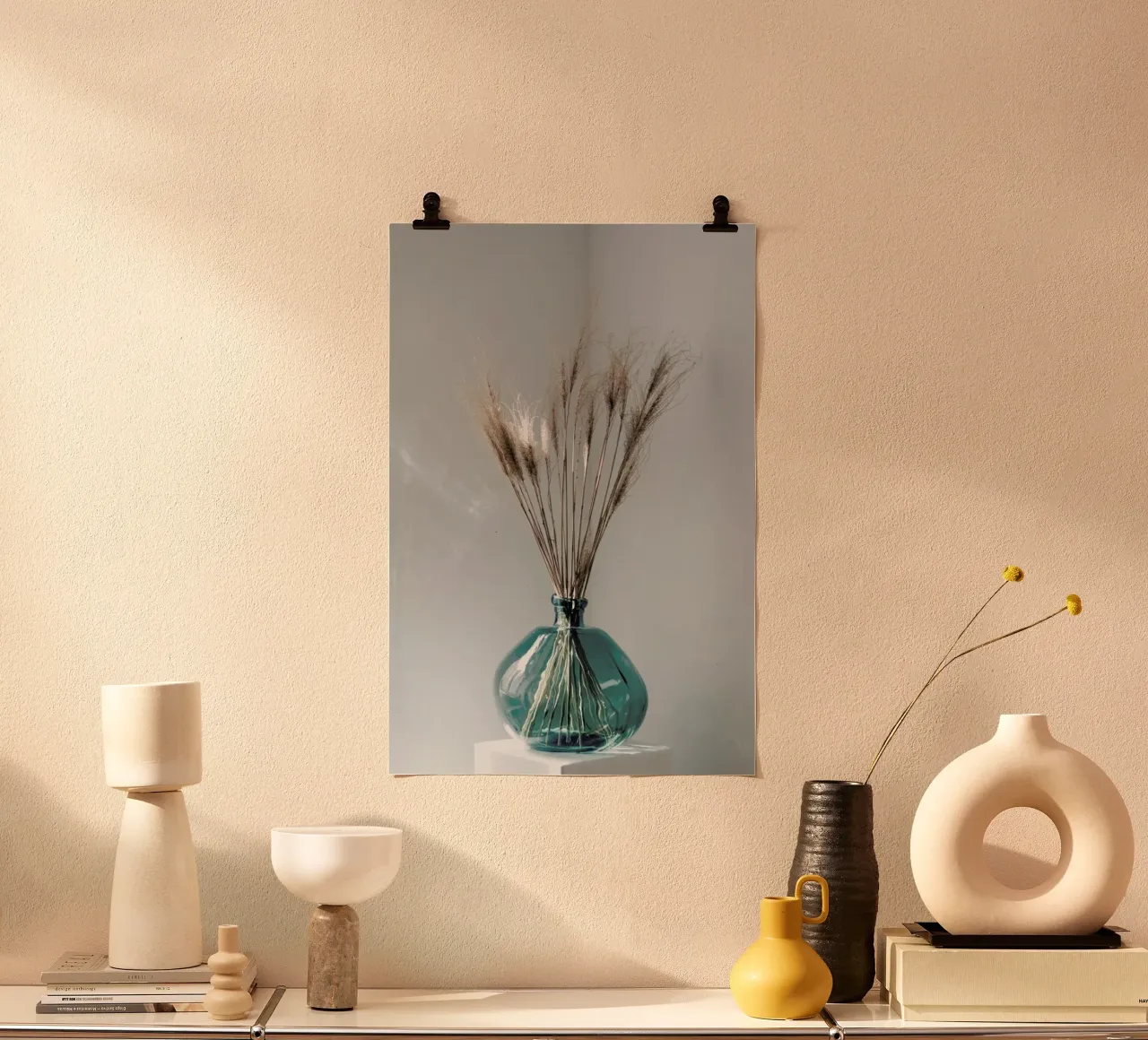 Still Life II poster con telaio in alluminio da Sebastian Hilgetag