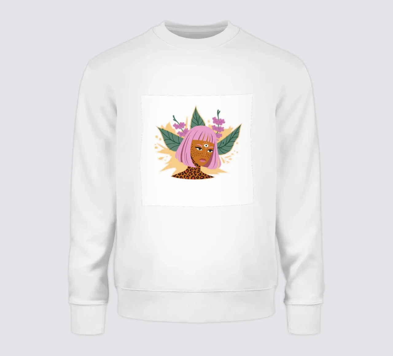 Ritratto botanico in grassetto felpa da Atelier Tiga