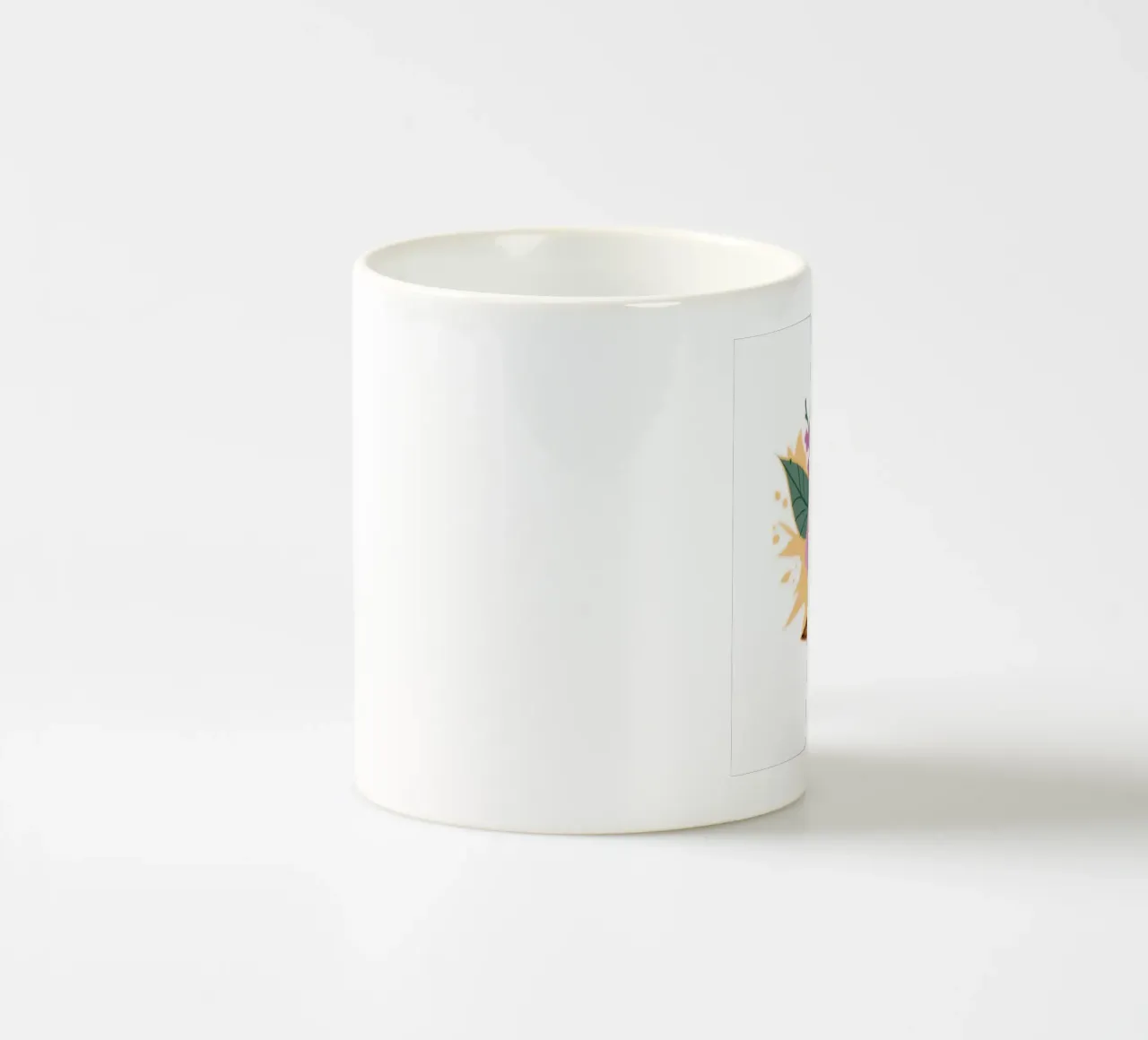 Ritratto botanico in grassetto tazza in ceramica da Atelier Tiga