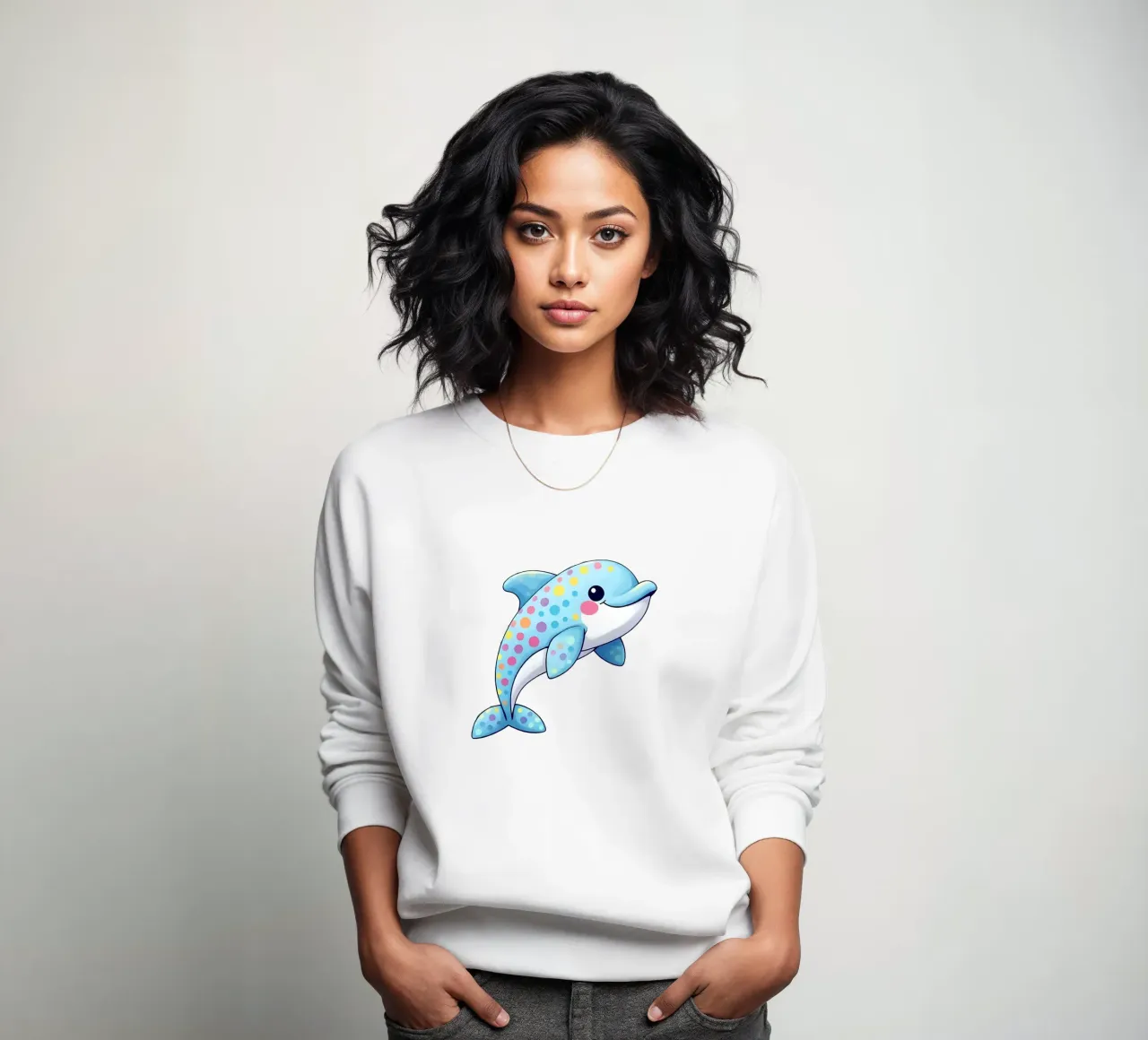 Delphin_2a felpa da Tierisch bunt by LK