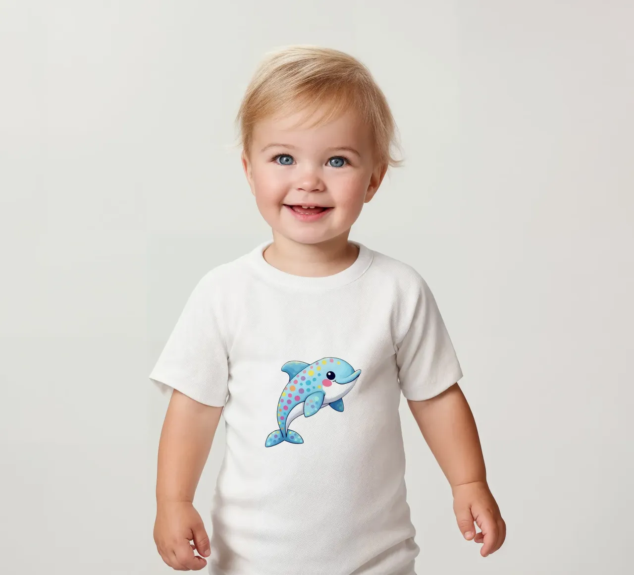 Delphin_2a maglietta neonato da Tierisch bunt by LK