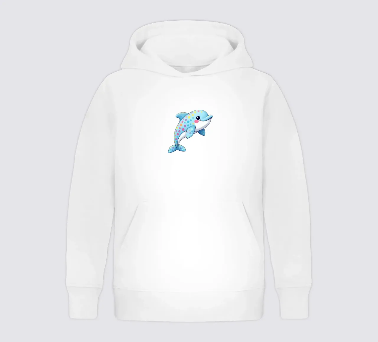 Delphin_2a felpa bambino con cappuccio da Tierisch bunt by LK