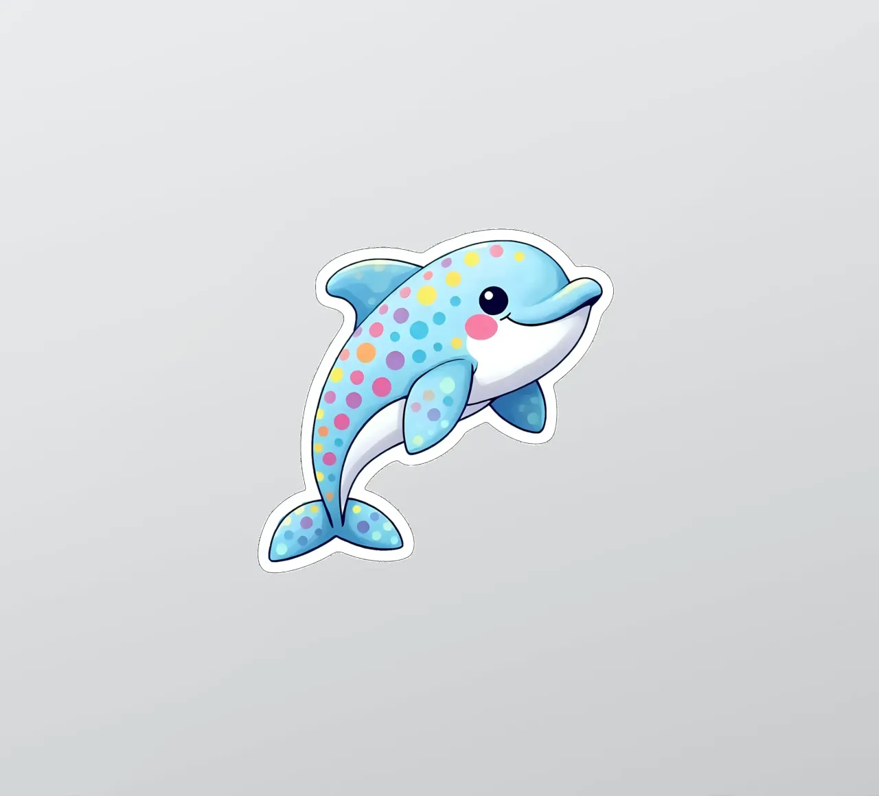 Delphin_2a adesivo da Tierisch bunt by LK