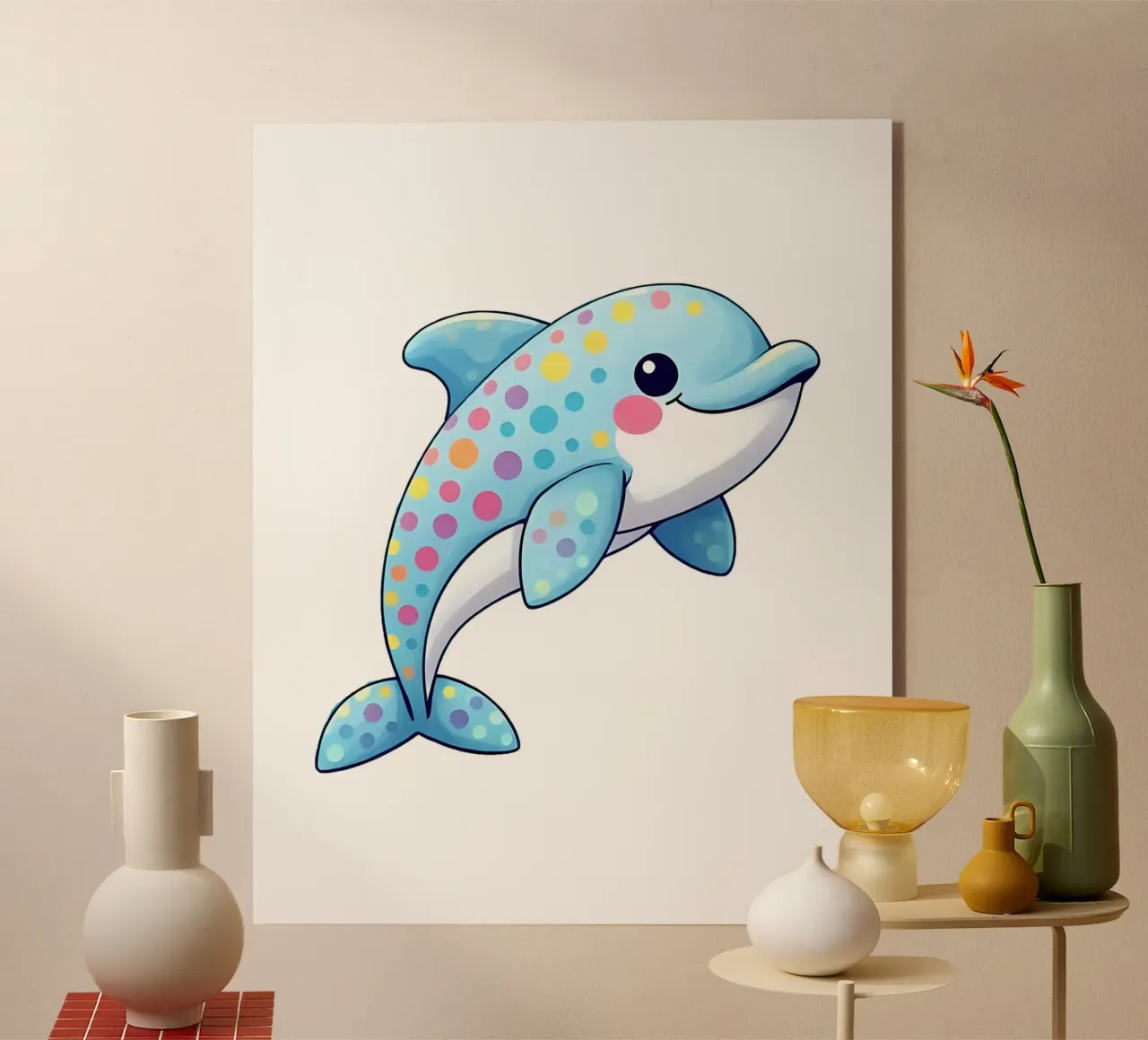 Delphin_2a plexiglass da Tierisch bunt by LK