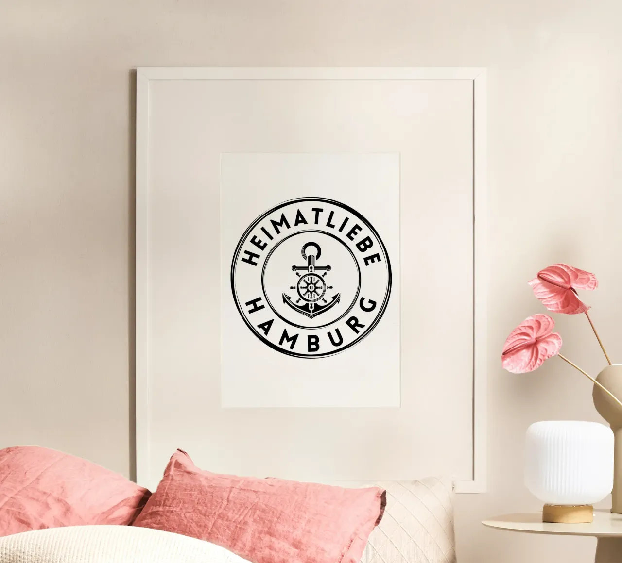 Heimatliebe Hamburg hahnemühle by DigiWunderwerk