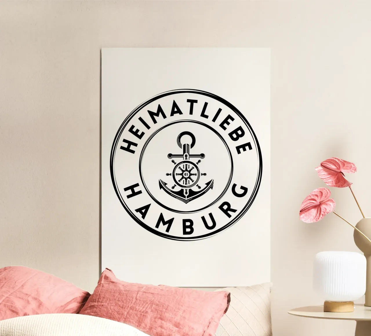 Heimatliebe Hamburg hahnemühle by DigiWunderwerk