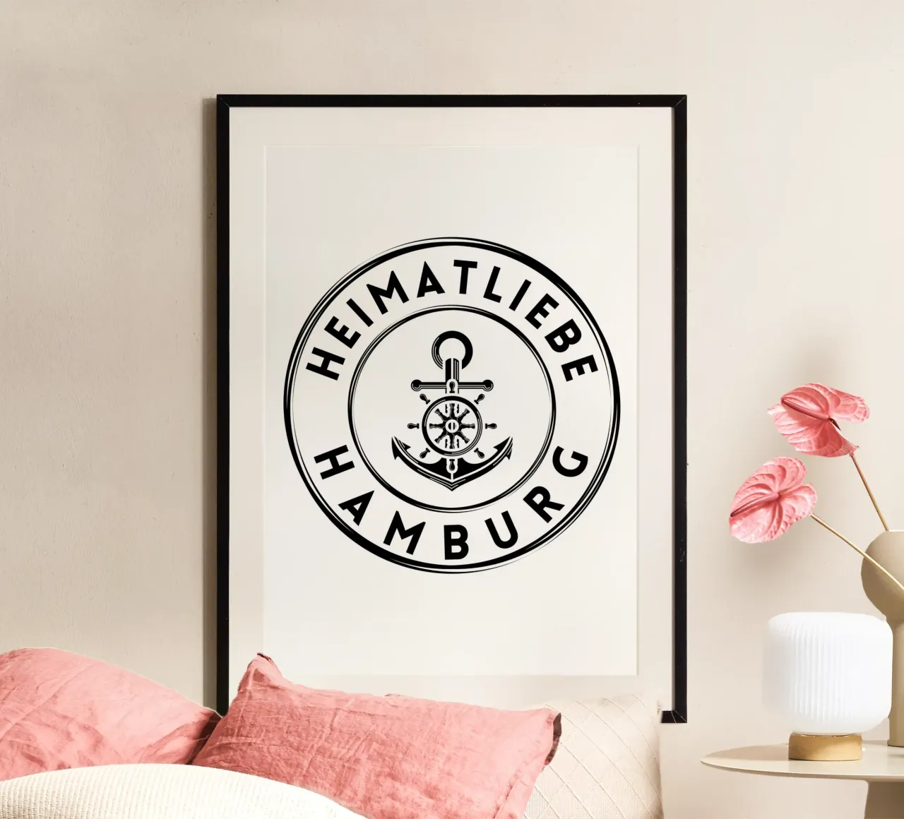 Heimatliebe Hamburg hahnemühle by DigiWunderwerk